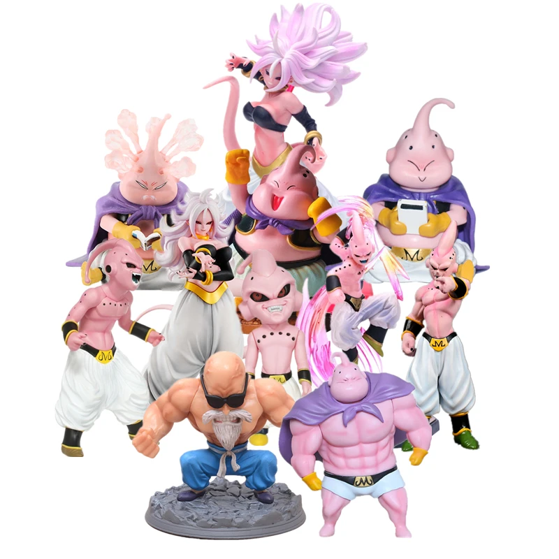 

PVC Dragon Ball Z Anime Character Collection Goku Gita Majin Buu Action Figure Rose Buu Kawaii Doll Brinkdos Birthday Gift