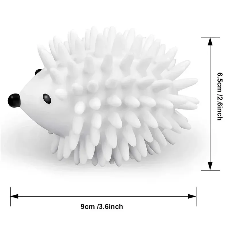 10PCSHousehold soft silicone hedgehog pvc magic anti-tangle stain removing laundry ball magic weapon washing care sticky hair dr