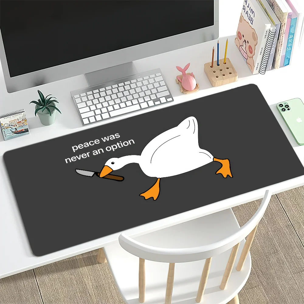 U-Untitled Goose Game Mouse Pad Gamer Cabinet Pc Desk Mat Keyboard Computer Desks Xxl Mousepad Large Mausepad 2