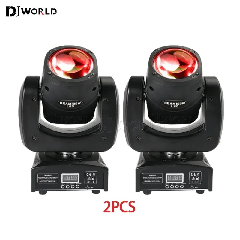 

2PCS Mini Beam 100W Moving Head Light DMX Lights Lyre Stage Effect Lighting For DJ Disco Bar Wedding Party Karaoke Club