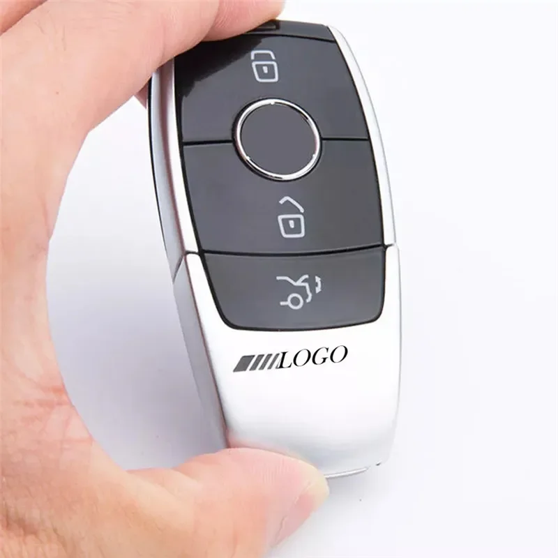 

For Mercedes Benz W212 W211 W210 W213 W205 W202 W203 W204 W177 C63 E63 S63 For AMG Logo Car Remote Key Cover Case Metal Shell
