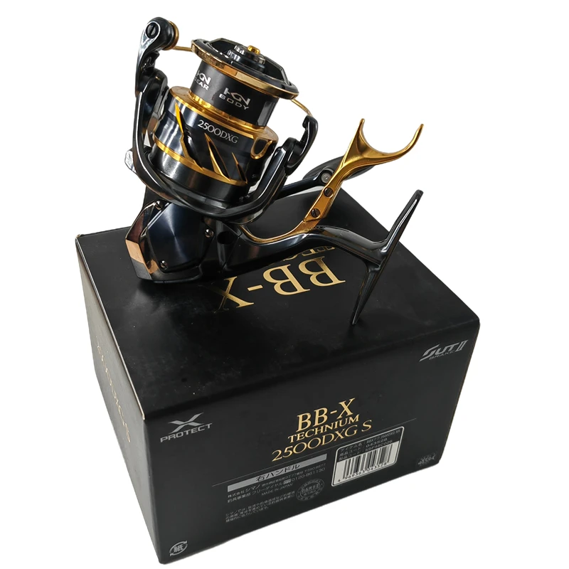 The SHIMANO BB-X Technium Iso Lever Spinning Fishing Reel 2500DXG