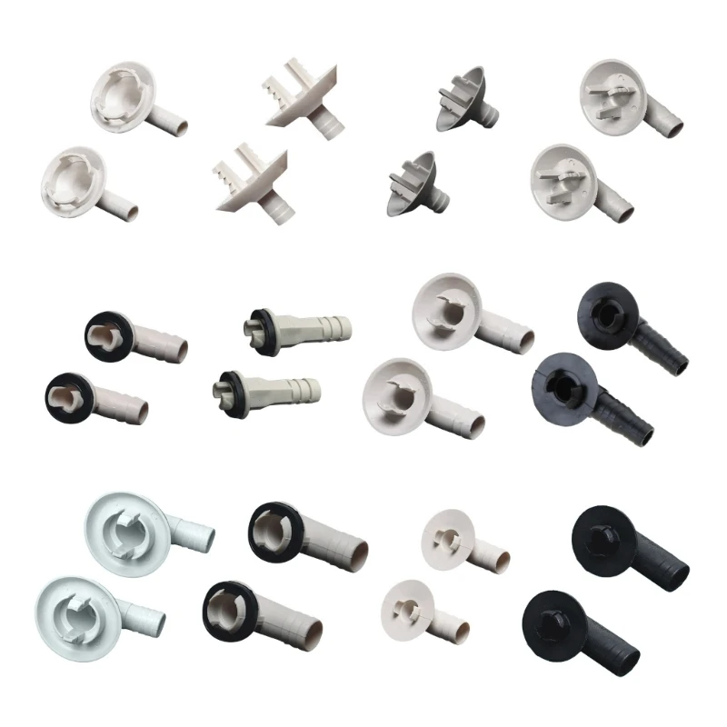 

2pcs Universal Air Conditioner Drain Outlet Connector External Unit Drain Hose Connector Elbow Fitting Easy Dropship