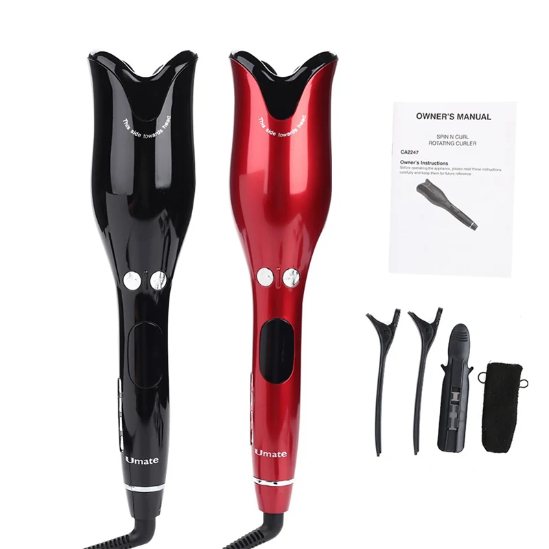 Automatic Curling Iron Hair Curler Wand Curl 1 Inch Rotating Magic Hair Curling Iron Salon Tools Titanium Ceramic Curlers