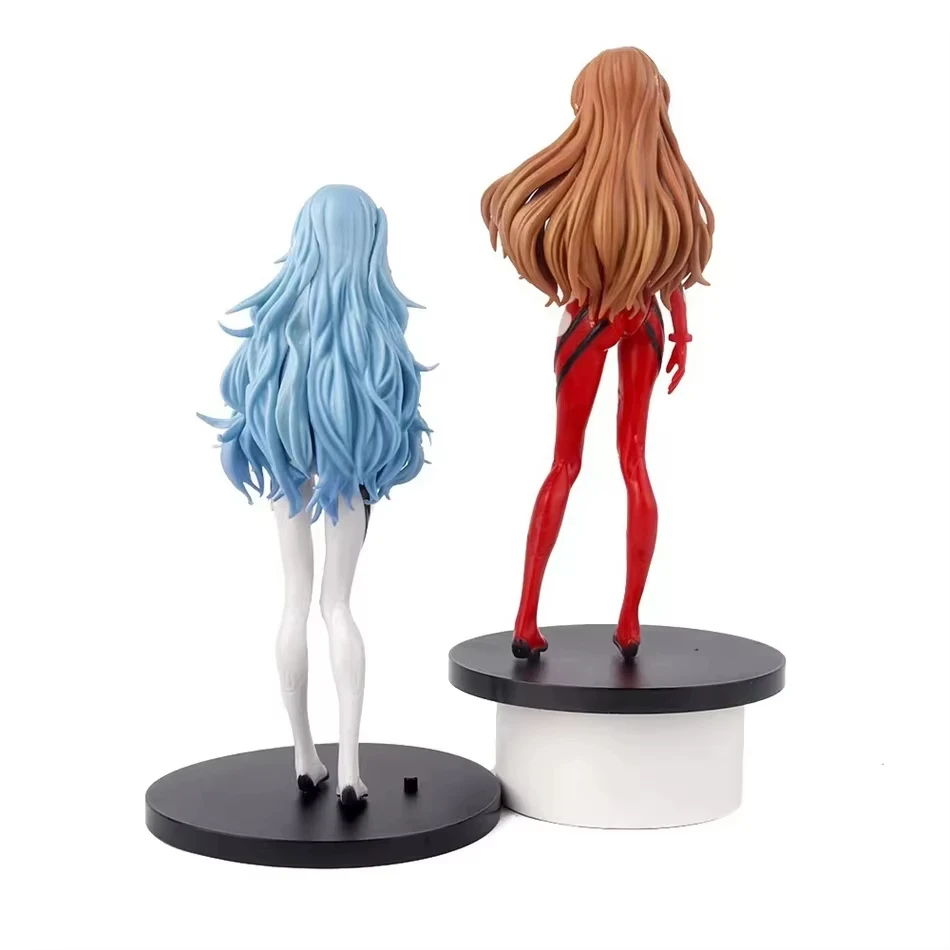 Genesis Evangelion Anime Figure EVA Ayanami Rei Asuka Two-Dimensional Model Chassis Desktop Ornament Gift Doll Toys