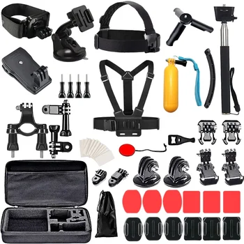 Kit di Accessori per Action Camera Compatibile con GoPro Hero 13 12 11 10 9, Insta360 X5 X3 X4, SJCAM, AKASO, DJI Osmo Action 6 5PRO 4 3, Fotocamere Nano