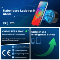 Двуспальная кровать с беспроводной зарядкой USB-C, мягкий каркас кровати 180х200см, каркас кровати с местом для хранения вещей, решетчатое основание — изображение 4