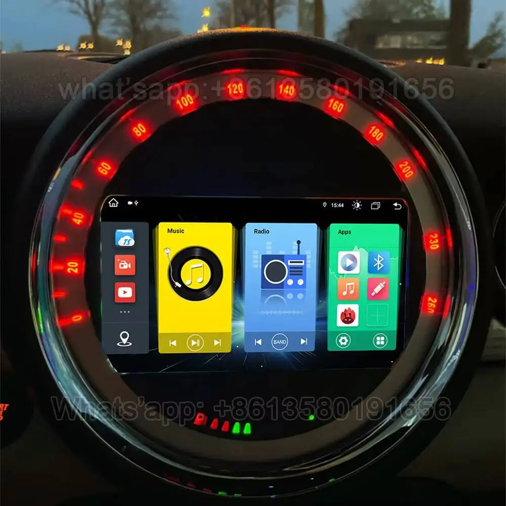 Para BMW Mini Cooper R56 R57 R58 R60 2007 2008 2009 2010 2011 2012 2013 Carplay Radio de coche Multimedia GPS unidad principal unidad estéreo PC 3