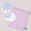 6 Pcs/Set Waterproof 10cm Bamboo Breastfeeding Pad Reusable Nursing Pads With Laundry Bag 3
