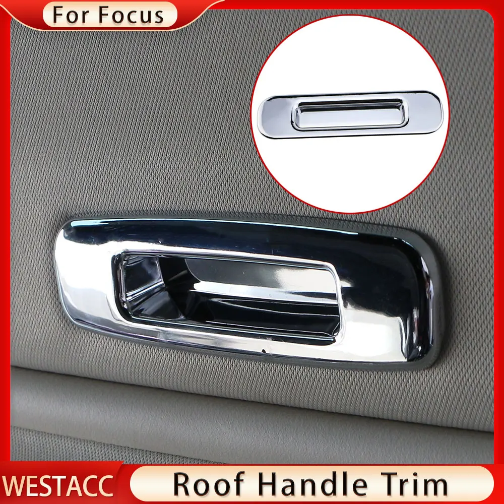 Abs Chrome Car Interior Skylight Roof Handle Panel Cover Trim