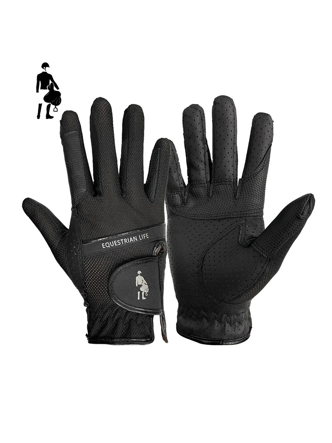 Performance Equestrian Riding Gloves - Breathable, Non-Slip, Wear-Resistant