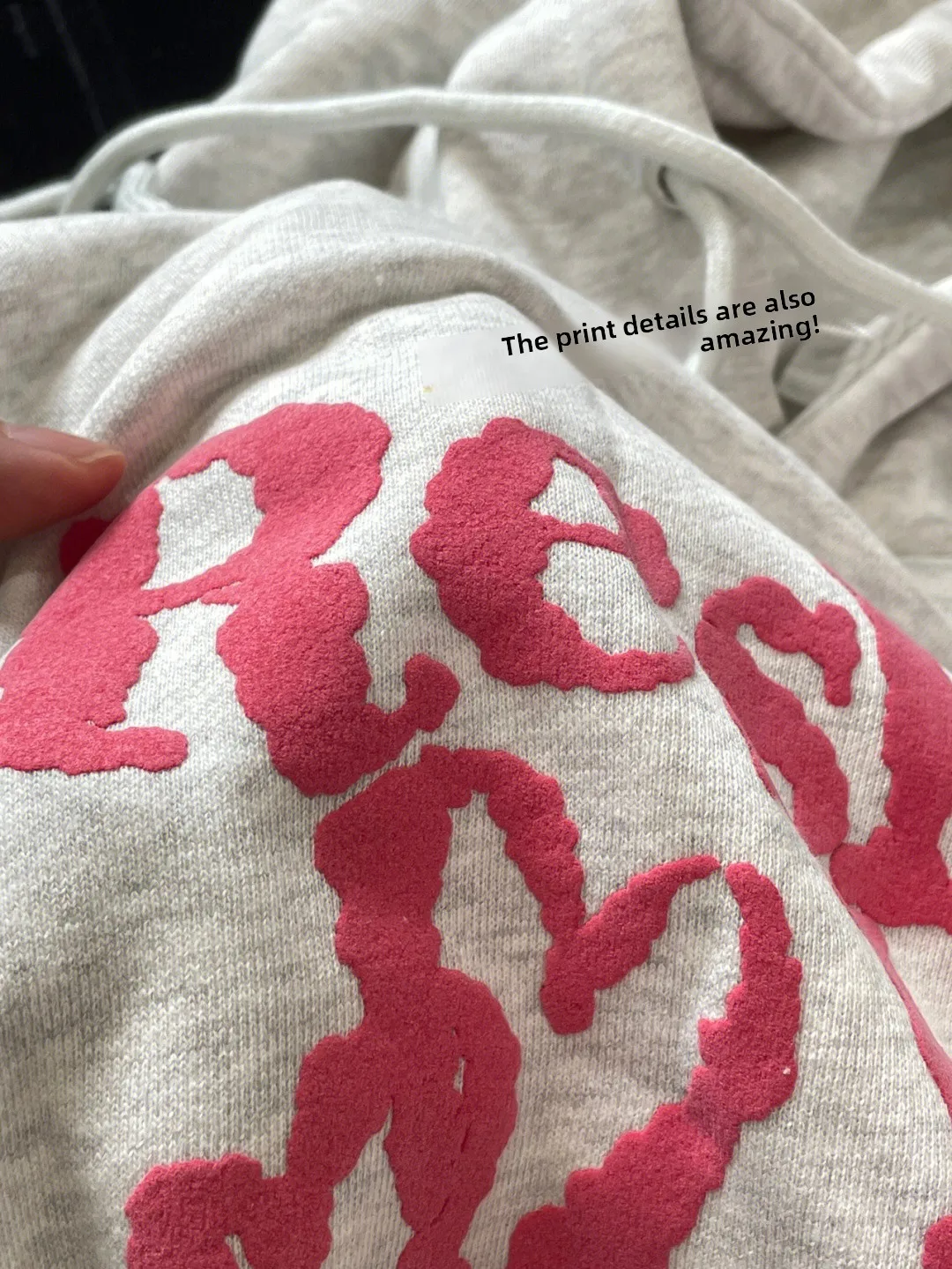 ay Hooded Sweatirt Women's Thin Print Vibe Dstring Jaet College Sle Loose Top plus Size Korean Sle Commute