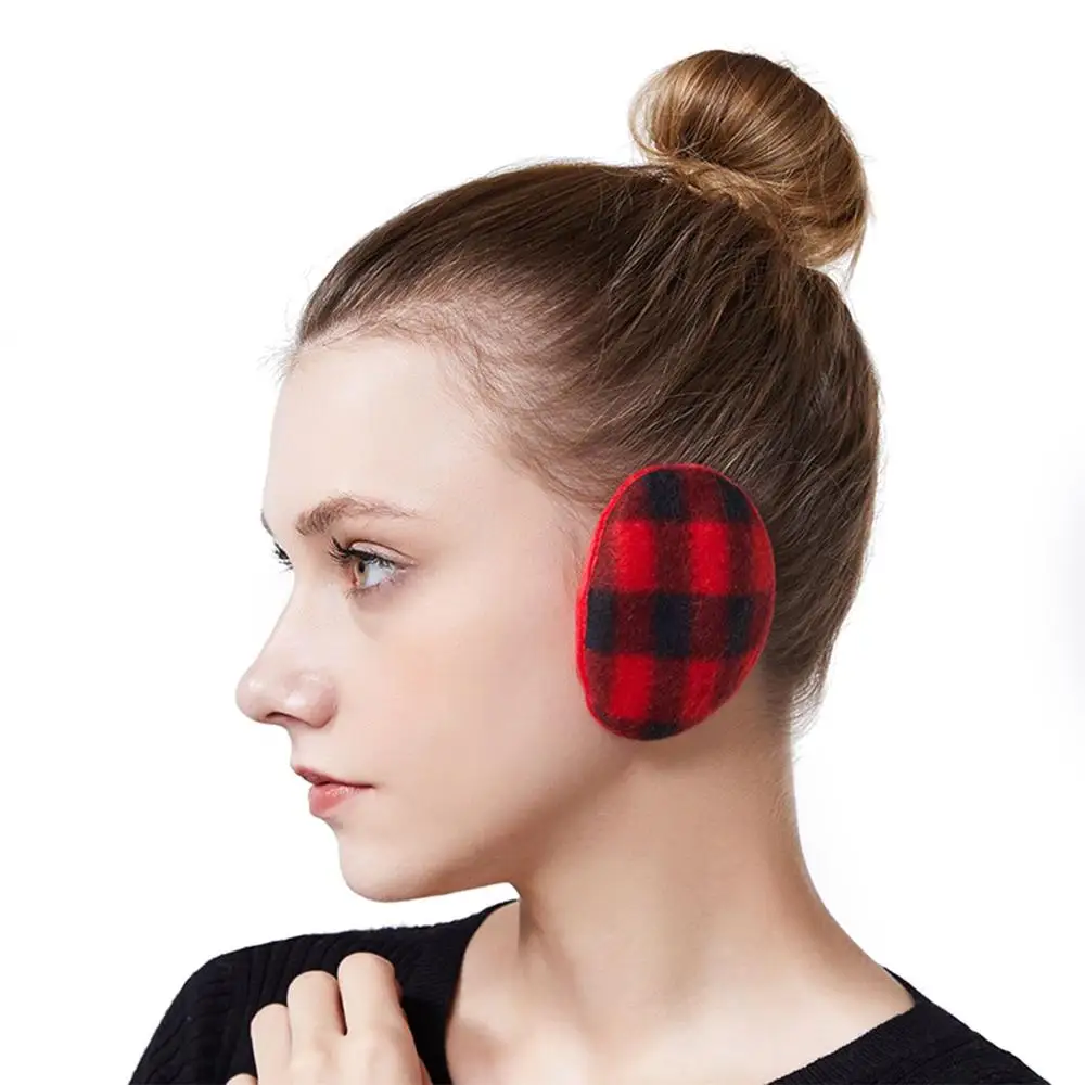 Bandlose Ohrenschützer, Fleece-Ohrenschützer, dicke Winter-warme Ohrabdeckungen für kaltes Wetter, Ohrenwärmer für Männer und Frauen – Detail 9