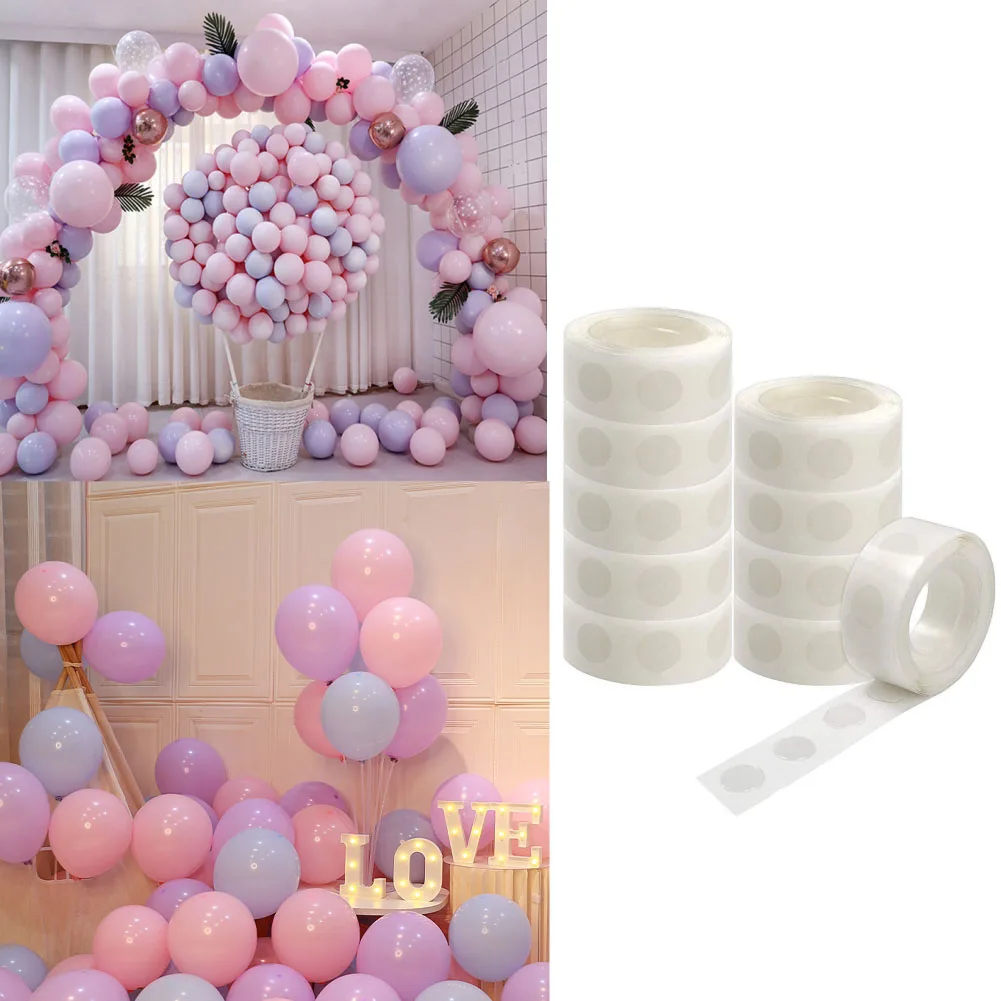 10pcs Double-sided Adhesive Dots Transparent Removable Balloon Adhesive  Tape Glue For Diy Craft Wedding Birthday Party Decor - AliExpress