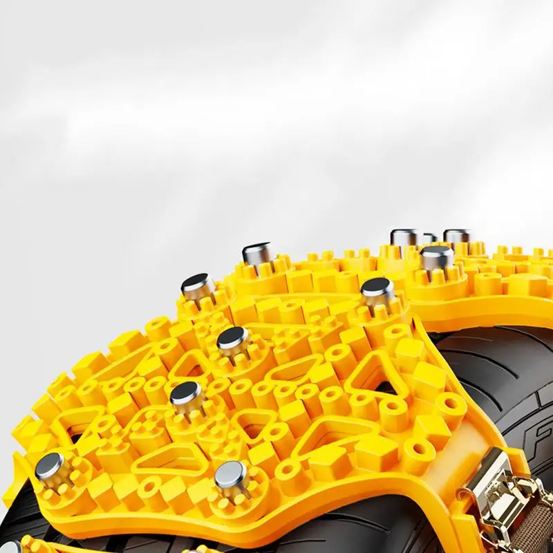 Universal Anti-skid Chain Car Tires Snow Chain auto Tire Traction Thickening Portable Chains Steel Plate Gear Design