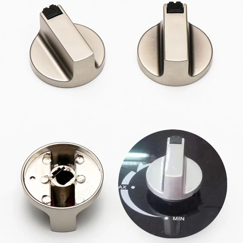 Description Picture 3 of item2Pcs/set Universal Rotary Switch Control Knobs Replacement Kitchen Cooker Gas Stove Cooktop Control Gas Stove Accessories