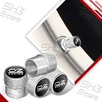 4Pcs/Set OZ Racing Logo Car Wheel Tire Air Valve Stem Caps Airtight Covers For Auto Truck Motorcycle Universal Tyre Accessories 2