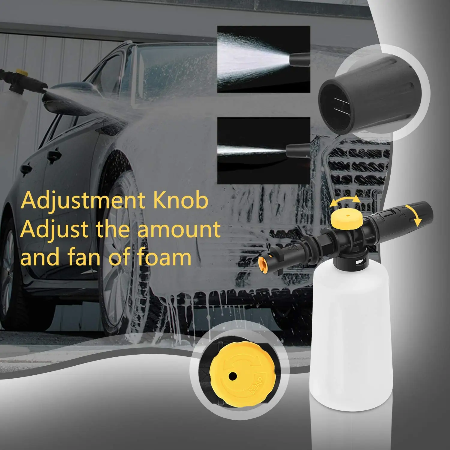 Voor Karcher K Hogedrukreiniger Pistool Verlengstuk Nozzle Tips Foam Lance Oppervlak Reiniger Voor Auto Terraswerk Opritten