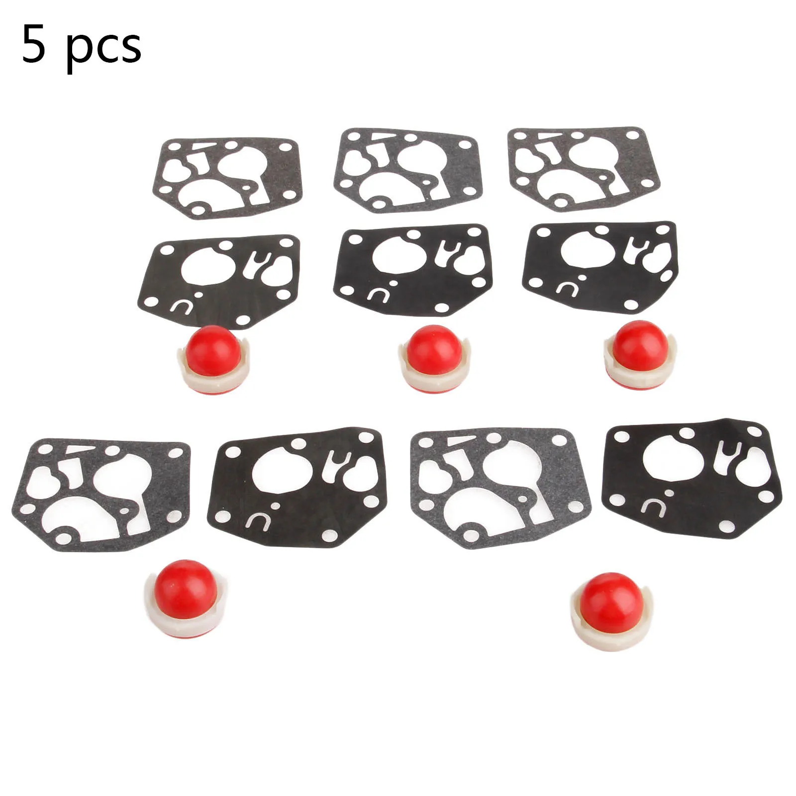 

5sets Diaphragm Gasket Prime Bulb 795083 Replace 120-178 for BRIGGS & STRATTON 694394 4178 494408 Tecumseh 10A902 YNORM 320-306