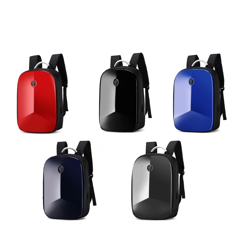 

Waterproof Wear-resistant PVC Men Backpack with Usb Charing Port for Creative Password Lock Laptop Bag Fashion Travel Male