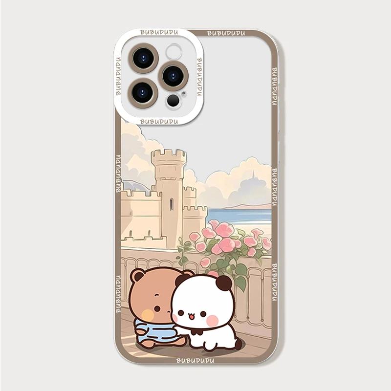 Adorable BUBU DUDU Couple Clear Phone Case - Soft Cover