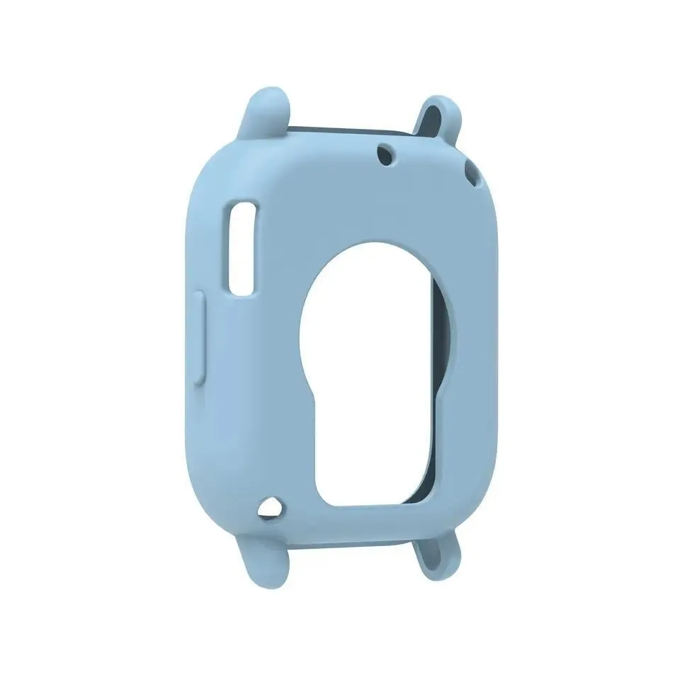 Silicone Strap & Bumper Cover for Smartwatch - Sporty Replacement Wristband Protector