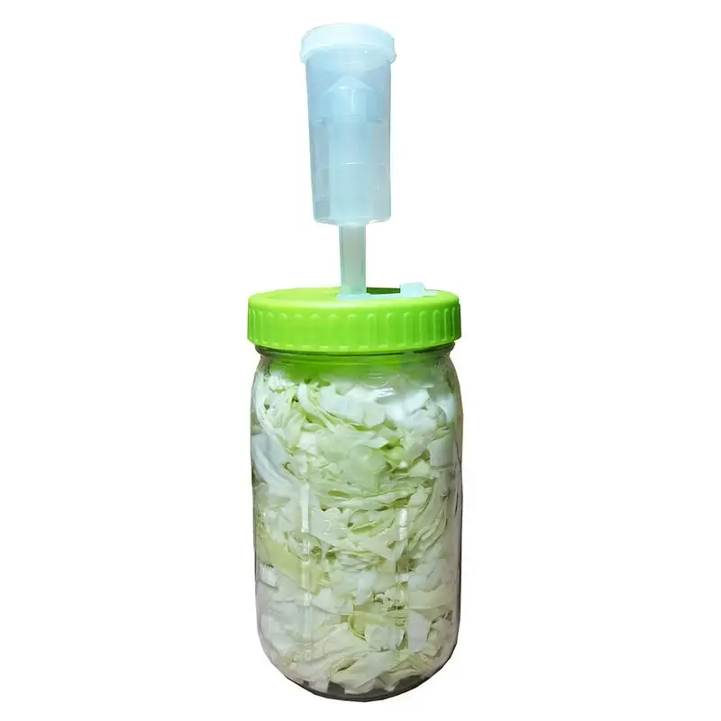 Kitchen utensils kitchen supplies Multicolor BPAFree Fermenting Screwon Lids With Airlocks Foods Fermentation Kit Making Sauerkraut Wide Mouth Mason Jars