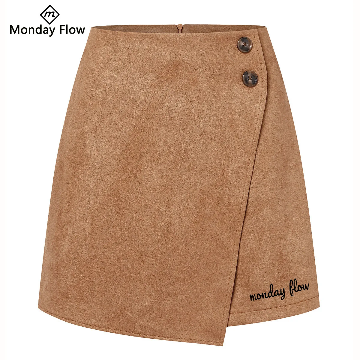 

Mondayflow Sports Golf Badminton Quick-Drng Breathable Skirt Women's Fitness Outdoor Slimming Suede Golf Skirt