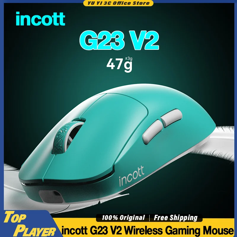 incott G23 v2 Gaming Mouse 47g Lightweight Pixart3395 E-Sport Sensor ...