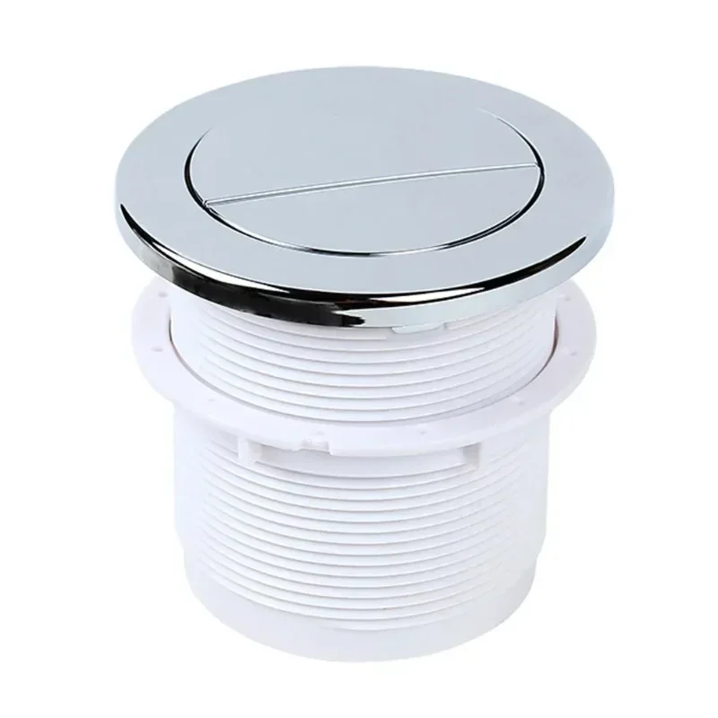 1 ชิ้น Dual Flush Push ปุ่มห้องน้ํา Push ปุ่ม Air ประเภท PneumaticToilet ปุ่ม Hoem ห้องน้ํา WC ชิ้นส่วนเครื่องมือ 1