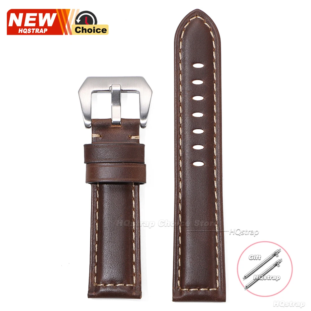 Timeless Quick Release Leather Smartwatch Band - Universal Fit Strap