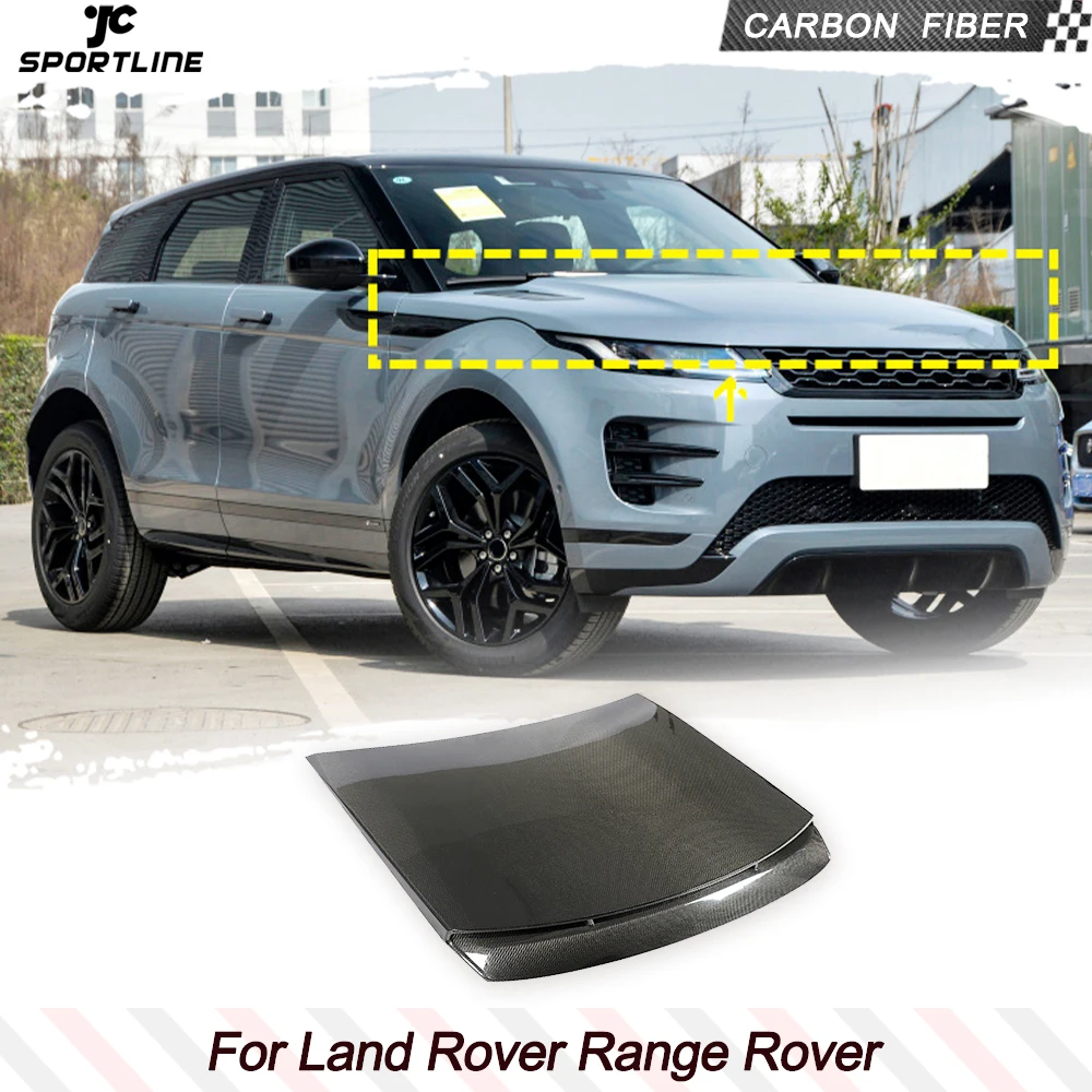 

For Land Rover Range Rover Evoque L551 Real Carbon Fiber Front Hood Bonnet Cover Car Accessories Car Exterior Hood 2020