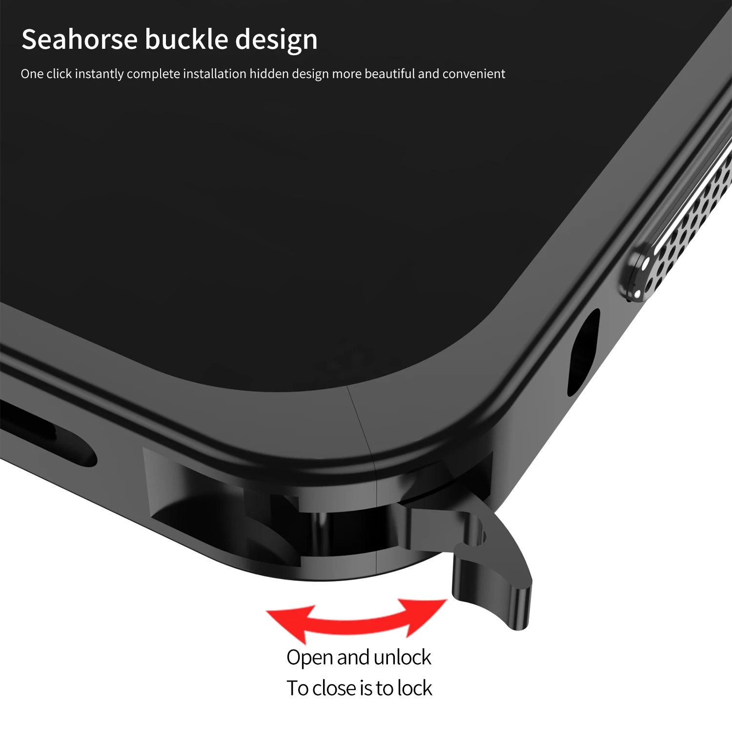 Sleek Aluminum Alloy Heat Frame Bumper Case with Metal Camera Lens Protector