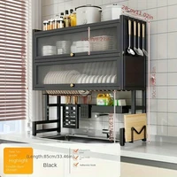 Sorty™ Over the Sink Dish Drying Rack with Cabinet – Dustproof Kitchen Storage Organizer