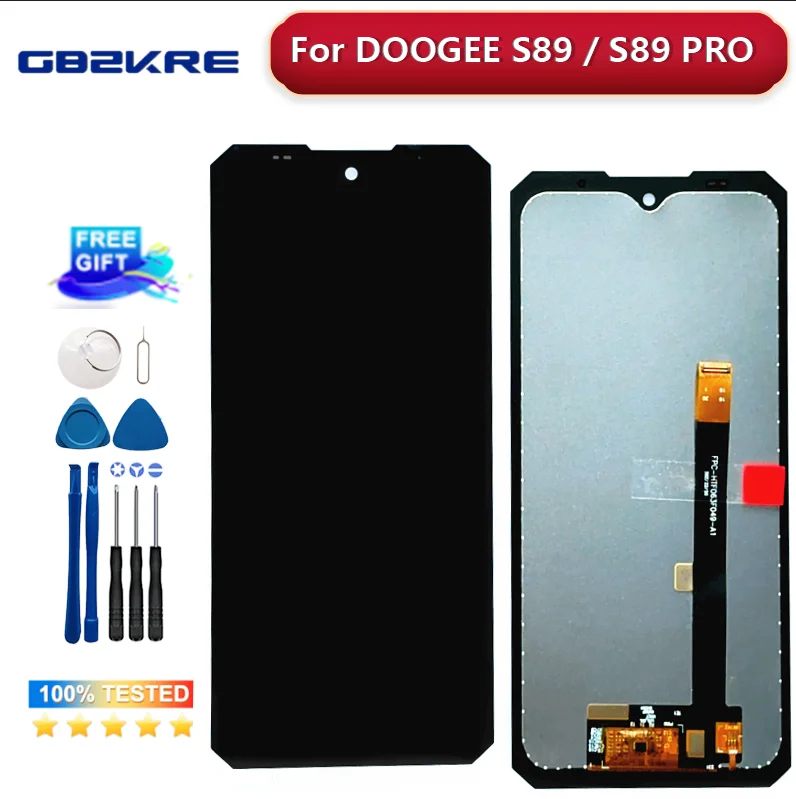 6.3 "Originale Per Doogee S89 / S89 Pro Display Lcd Touch Screen 100% Test S89 S89Pro Digitizer Assembly Parti Di Riparazione Di Ricambio