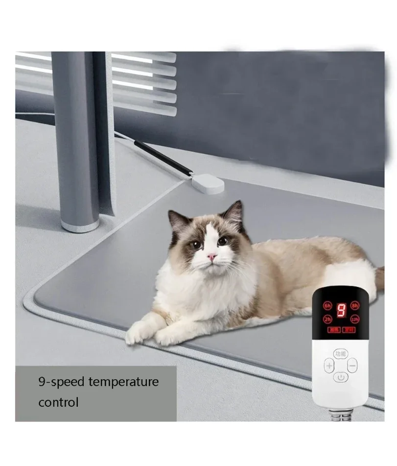 2025 New Electric Heating Pad Blanket Pet Mat Bed Cat Dog Winter Warmer Pad Puppy Heater Waterproof Winter 2