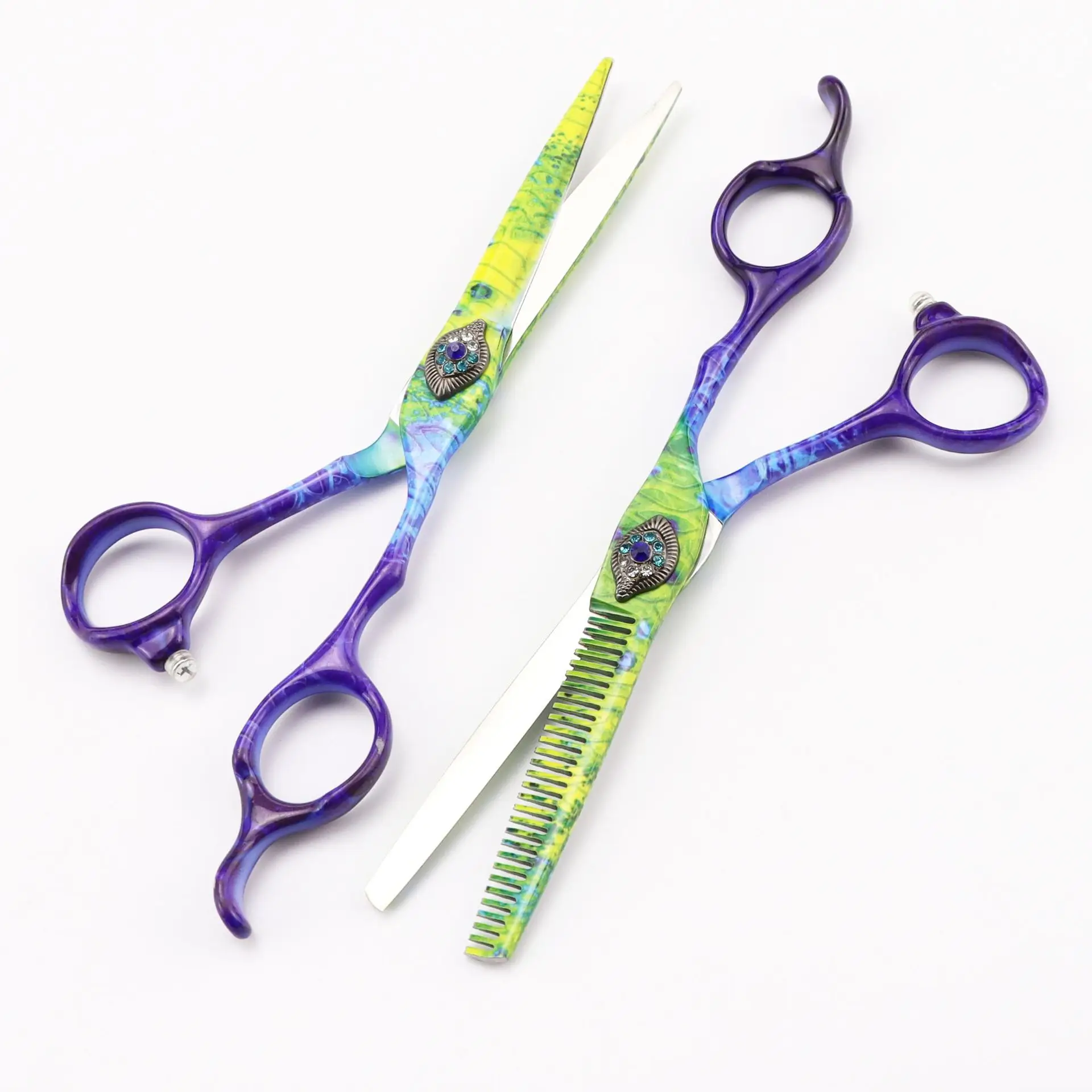 

Freelander 6 Inch 440C Salon Hair Scissors Professional Colored Ceramics Barber Shears Hairdressing Scissors