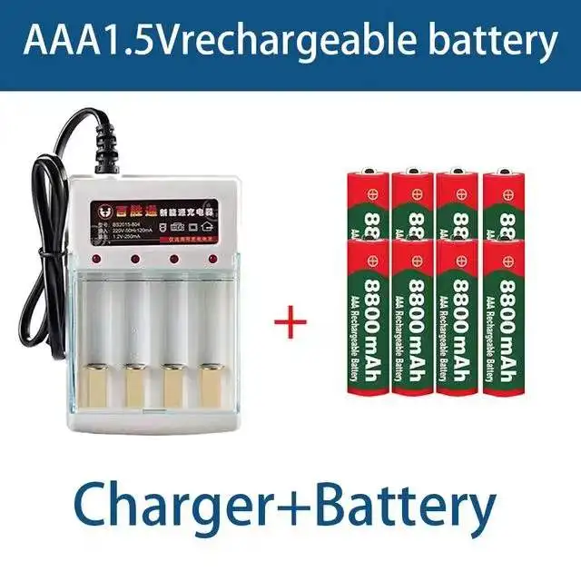 

Free ShippingLot De 20 Batteries Rechargeables 1.5V AAA 8800mah Avec 1 Lot De 4 Cellules