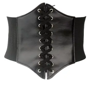 섹시한 언더 버스트 허리 코르셋 탑 여성용, 섹시한 신부 뷔스티에 바디 슬리밍 와이드 벨트 드레스 거들 블랙