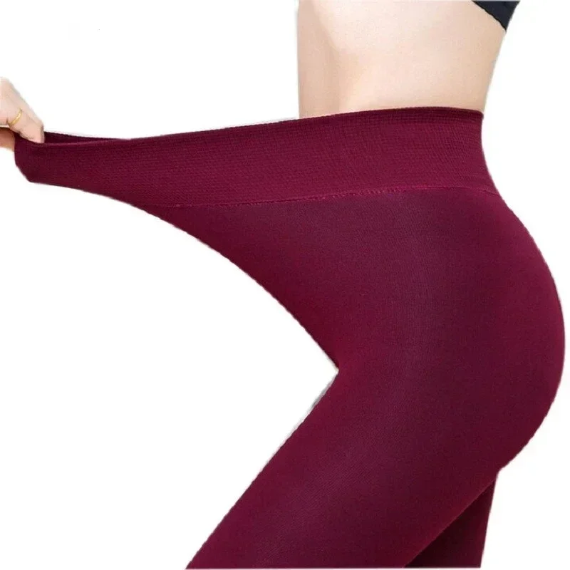 

Warm Winter Leggings S-5XL Large Size Women Warm Velvet Pants High Waist Thick Legging Winter Pant Trousers Women Leggin