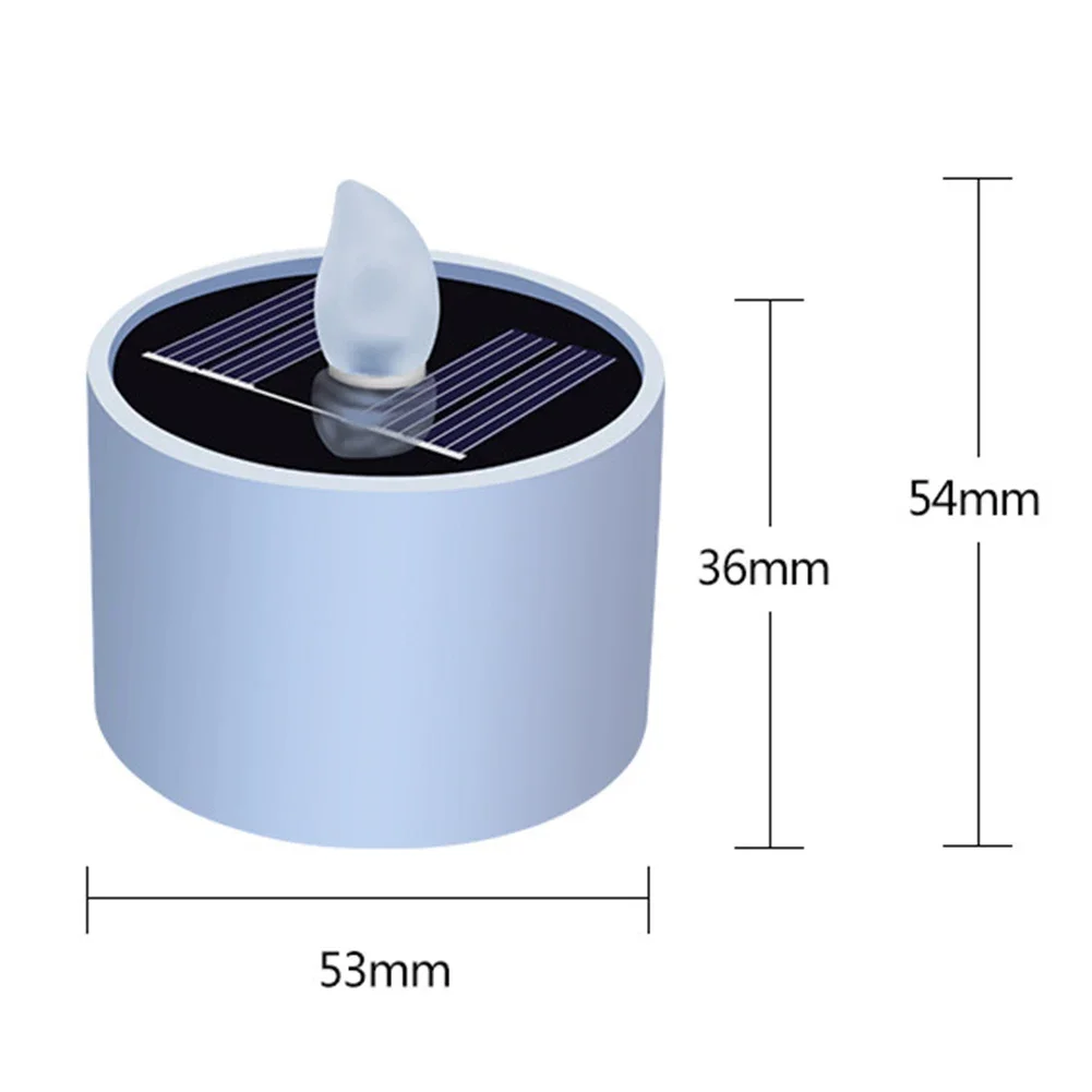 30pcs Solar Tea Light Led Candles Flameless Outdoor Waterproof Rechargeable Candles for Party Garden Home Decor