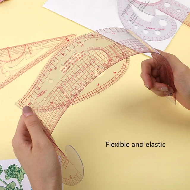 DIY Craft Sewing Tool for Beginner Designers Tailors French Curved Ruler Measure Ruler Dressmaking Tool Patchwork Ruler Y1QB 3
