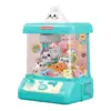 Small Claw Machine Toy Grabber Dispenser Arcade Game Miniature with Lights Sound DIY Catching Doll Machine for Birthday Gifts 3