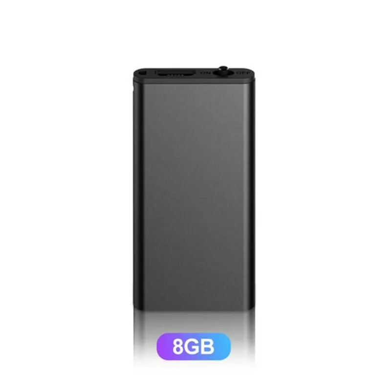 Ultra-Thin Professional Sound-Activated Voice Recorder with HD Noise Reduction and Portable MP3 Playback
