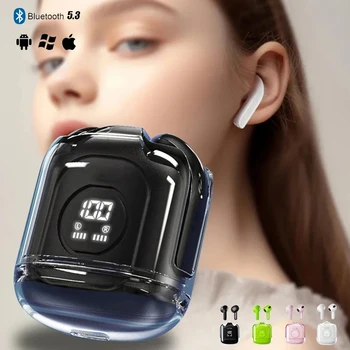XT65 TWS Wireless Earphone Touch Control Noise Reduction Bluetooth5.3 Headphone Bass Long Standby Earbud With Mic forAndroid IOS 1