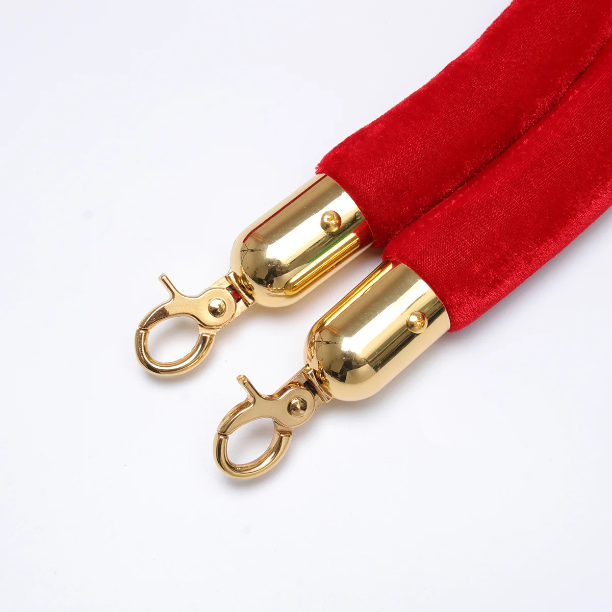 Rope Barrier Stanchion Queuing Rope Barrier Rope Crowd Control Lint With Hooks 2pcs 15m