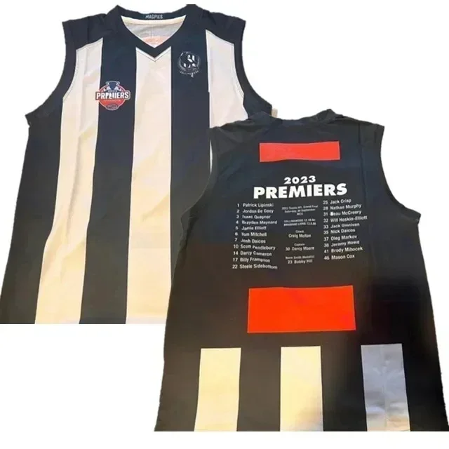 Collingwood Magpies Mens Premiers Guernsey Collingwood Premiers Guernsey