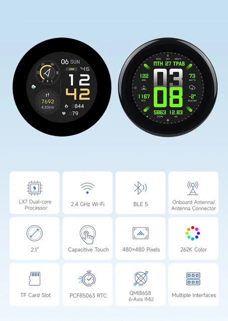 Scheda Sviluppo ESP32-S3 Con Display Rotondo 2.8" - WiFi E Bluetooth - Foto 9