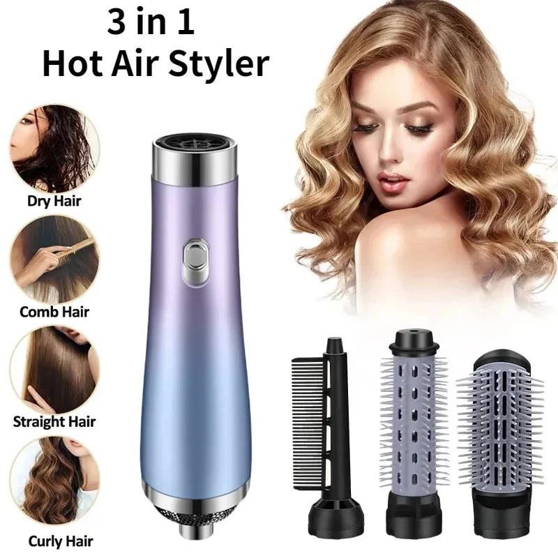 

Styling Comb Hair Dryer Quick Constant Temperature Hair Care Upgrade Noise Reduction Strong Motivation Three In One Hairdryer