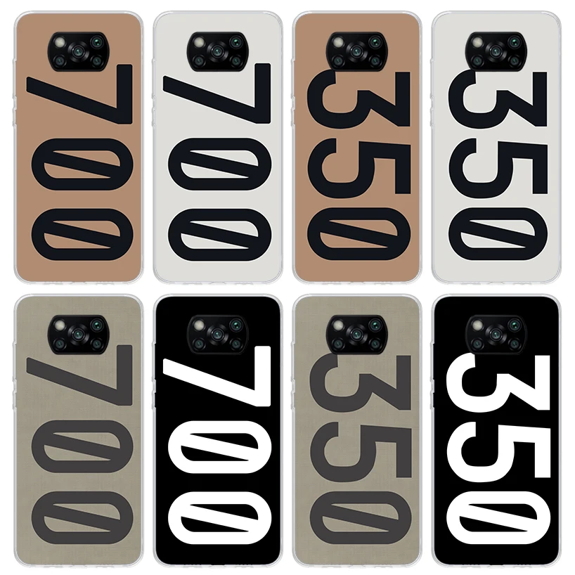 350, дизайнерский чехол Yeezy для телефона Xiaomi Poco X5 X4 X3 Nfc M5S M4 M3 M2 F5 Pro F4 Gt F3 F2 F1, силиконовый чехол с принтом, чехлы